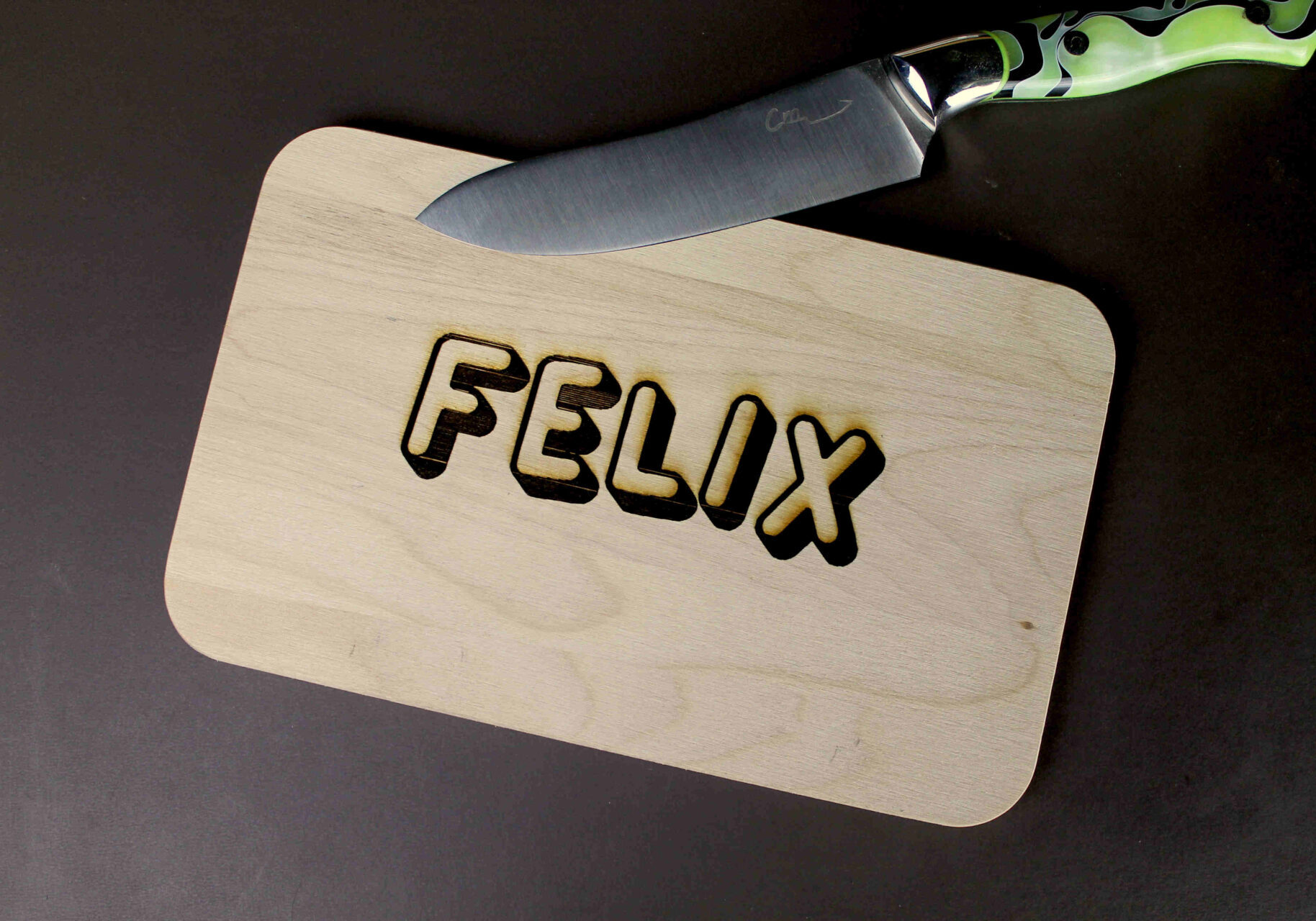 Gepersonaliseerd snijplankje
