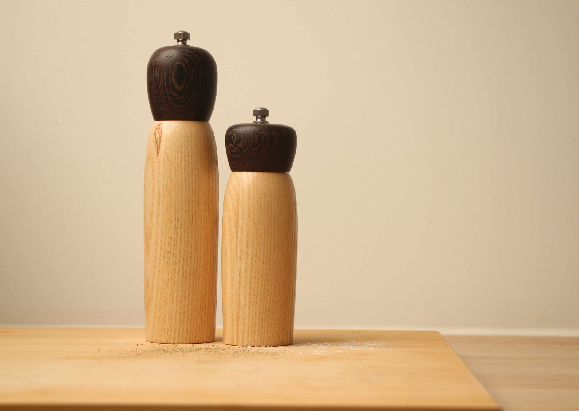 essenhout en wengé pepermolen 20 cm - Afbeelding 5