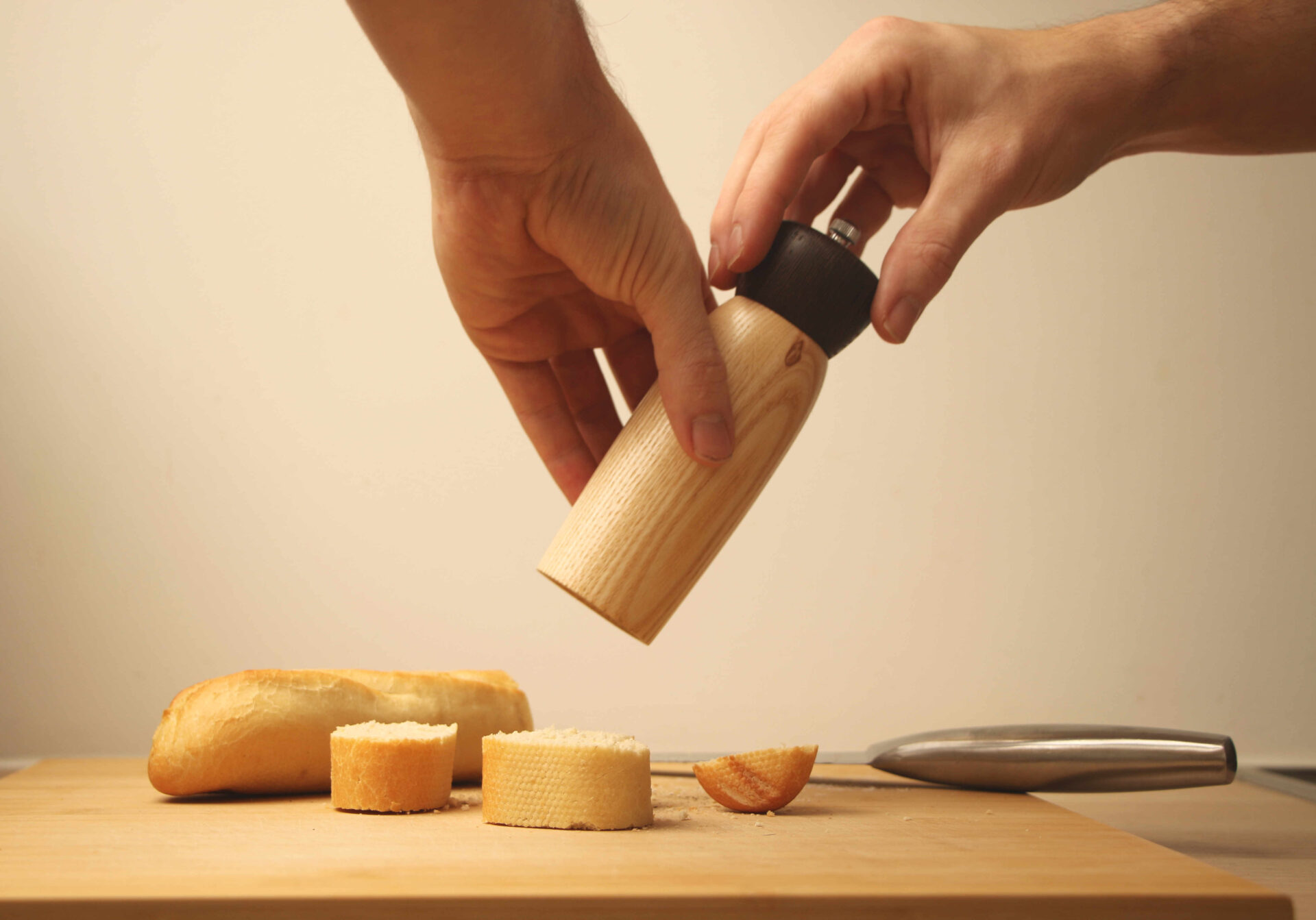 essenhouten en wengé kruidenmolen 16 cm - Afbeelding 5